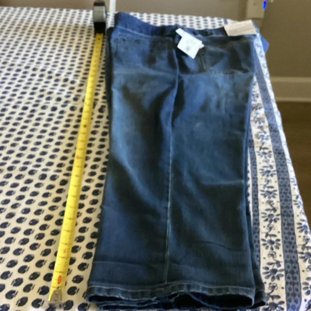 Westbound Dark Blue Straight Leg Denim Jeans - Picture 1 of 8